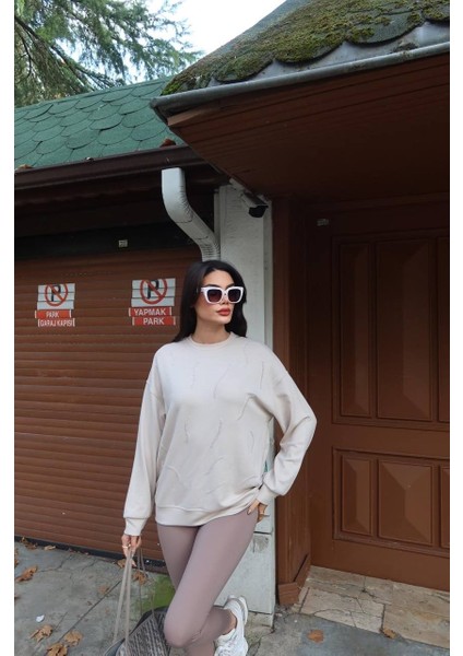 Günlük Uzun Kollu Bisiklet Yaka Basic Bluz/sweatshirt modelleri