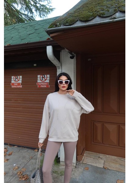 Günlük Uzun Kollu Bisiklet Yaka Basic Bluz/sweatshirt indirimleri