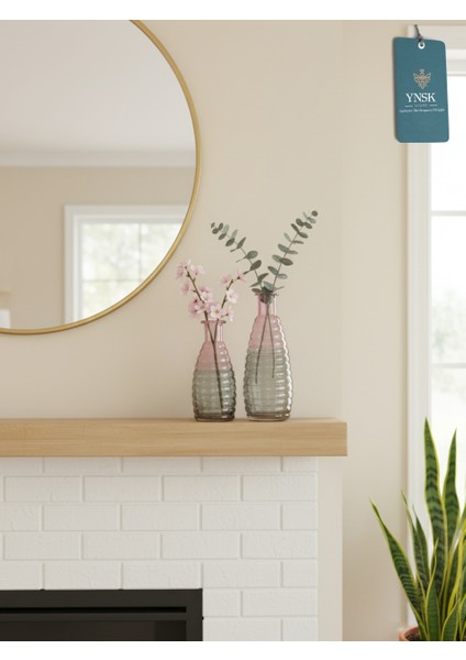 Ardena | 2 'li Minimalist Dekor Çok Renkli Cam modelleri