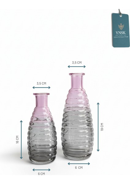 Ardena | 2 'li Minimalist Dekor Çok Renkli Cam indirimleri