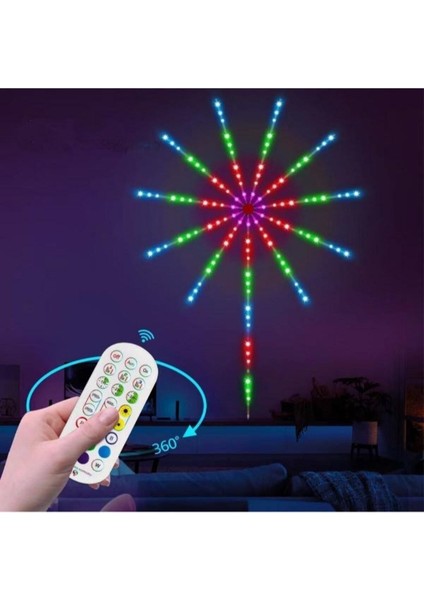 müzik - ses kontrollü led şeritli ışık usb rgb peri lambası