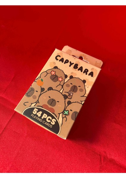 Capybara Temalı Koleksiyonluk Iskambil Kartları – Sevimli ve Eğlenceli Tasarım