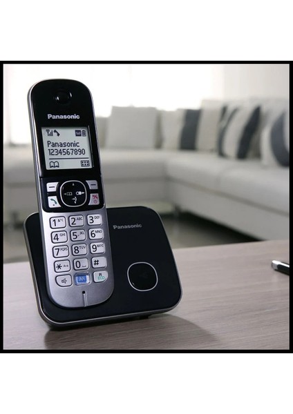 Panasonıc KX-TG6811 Telsiz Telefon (Gri) 18 Saat Konuşma, 170 Saat Bekleme, 120 Kişilik Rehber fiyatları
