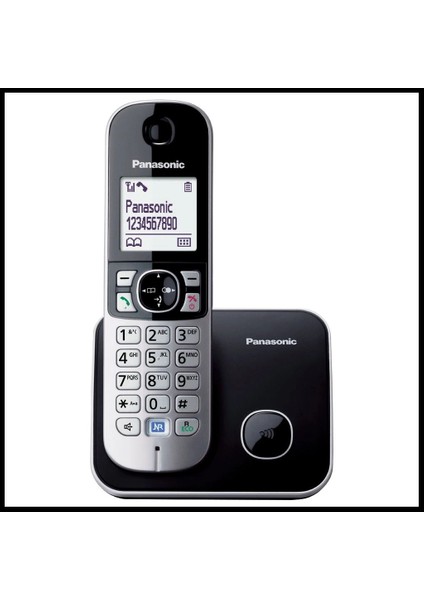 Panasonıc KX-TG6811 Telsiz Telefon (Gri) 18 Saat Konuşma, 170 Saat Bekleme, 120 Kişilik Rehber modelleri