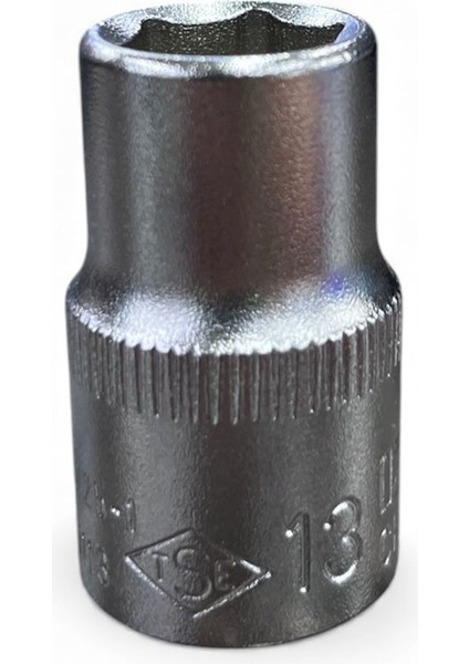 1/4” 13 mm Altı Köşe Lokma Anahtar