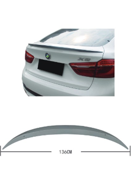 Bmw Bagaj Spoyleri X6:E71 Gri -///m-Performance-