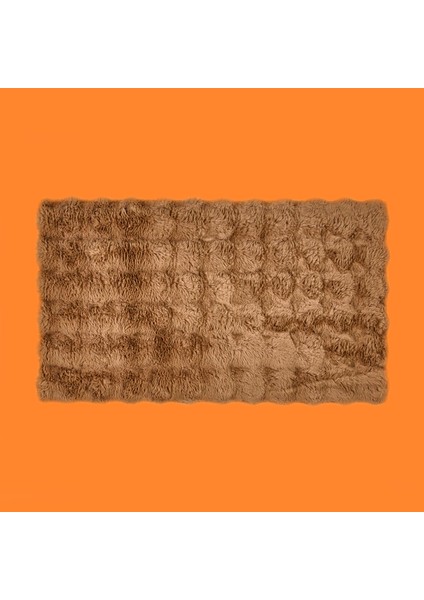 Soft Bubble 2'li Banyo Paspası - Kahverengi - 60X100 cm + 50X60 cm fiyatları