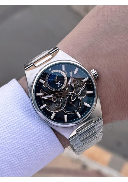 Otomatik ve Manuel Kurmalı Mehtap ve Güneş Kadranlı 3 Atm Erkek Kol Saat FDK.14269.K3 modelleri