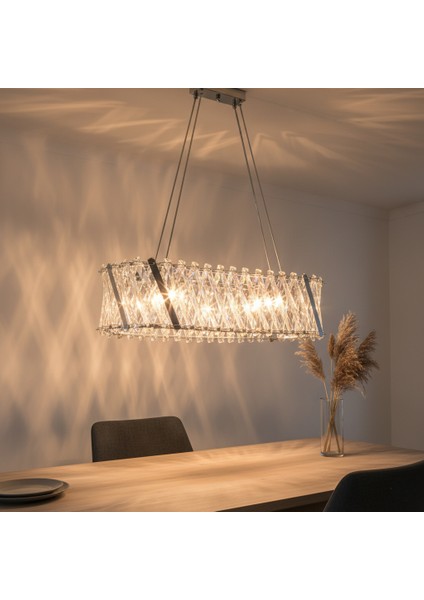 DG1103-70 Kristal Avize – Krom (Yerli Üretim)