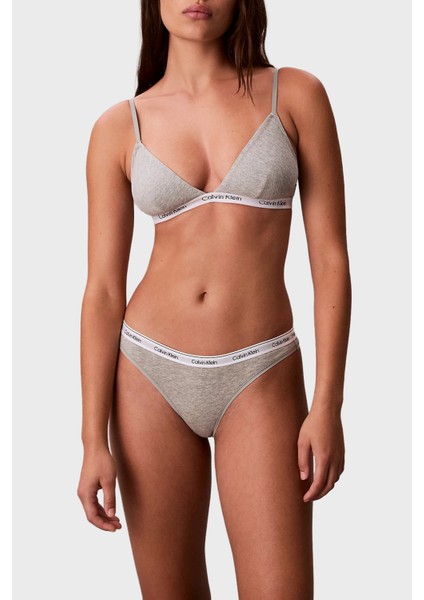 Logolu Elastik Bel Bantlı Pamuklu Tanga 3 Pack Külot 000QD5209E31W Bayan Külot 000QD5209E 31W fiyatları