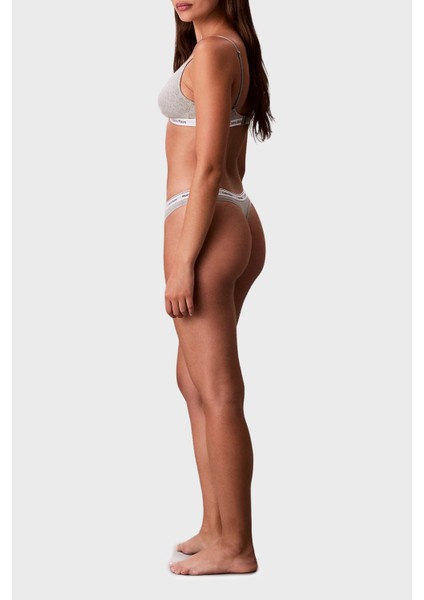 Logolu Elastik Bel Bantlı Pamuklu Tanga 3 Pack Külot 000QD5209E31W Bayan Külot 000QD5209E 31W