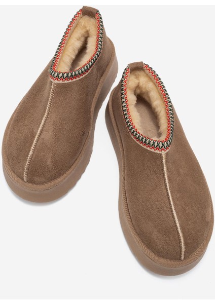 Yüksek Tabanlı Kısa Mini Bot KOYU VİZON