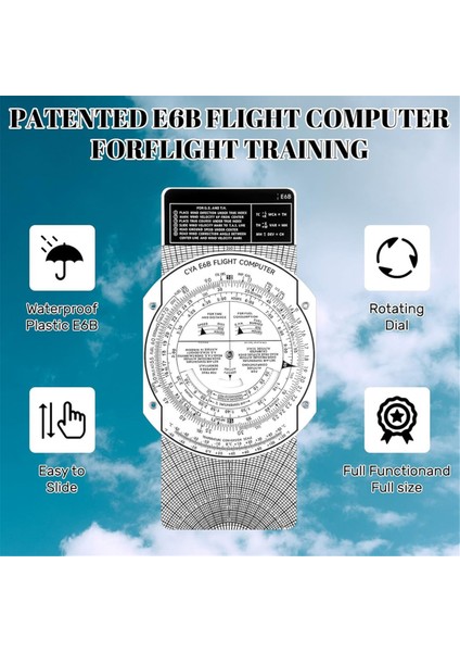 E6B Uçuş Hesap Makinesi Uçuş Bilgisayar Hesap Makinesi Essention Uçan Eğitim Uçuş Eğitimi Için Öğrenci Araçları (Yurt Dışından) fiyatları