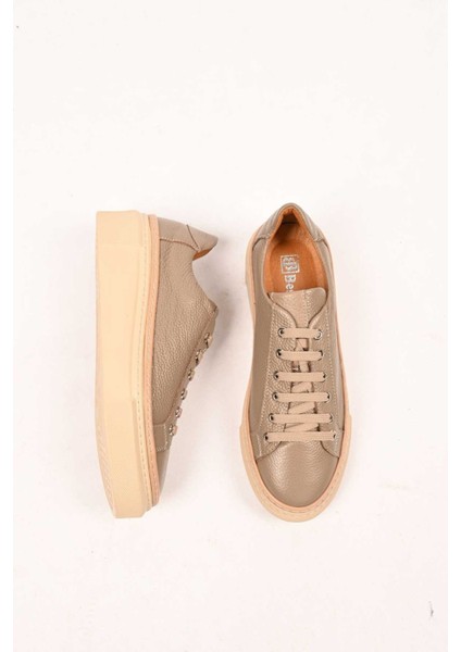 Bağcıklı Poli Taban Hakiki Deri Casual 334-5022-09 Kadın Ayakkabı