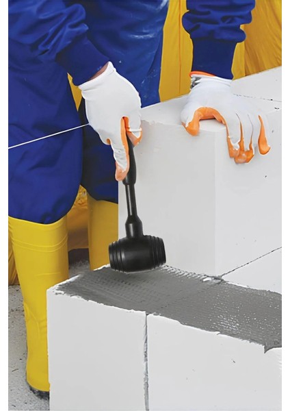 Kaucuk Tokmak Fayans Fayansçı Tokmağı Çekiç Seramik Karo Döşeme Parke Tadilat 40 Lık Siyah indirimleri