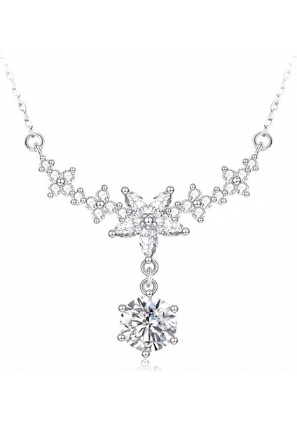 S925 Ayar Gümüş Wisteria Kolye - Kız Arkadaşınız Için Doğum Günü/noel Hediyesi (Yurt Dışından)