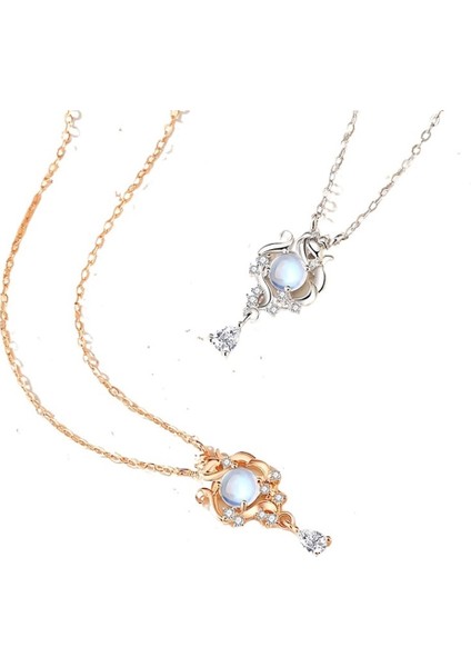 Kadınlar Için Aytaşı Kolye, S925 Ayar Gümüş, Aytaşı Kolye (Yurt Dışından) fiyatları