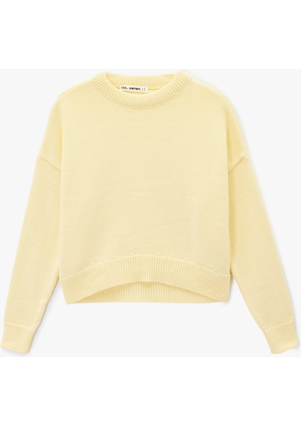 Uzun Kollu Bisiklet Yaka Basic Triko Kazak