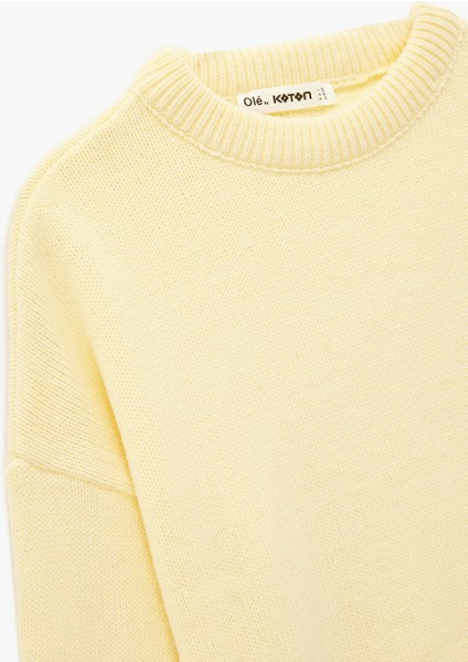 Uzun Kollu Bisiklet Yaka Basic Triko Kazak modelleri