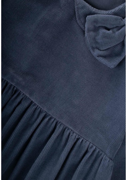 Kadife Elbise 1-8 Yaş Lacivert modelleri