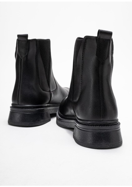 Kadın Taş Taşlı Postal Siyah Cilt fırsatları