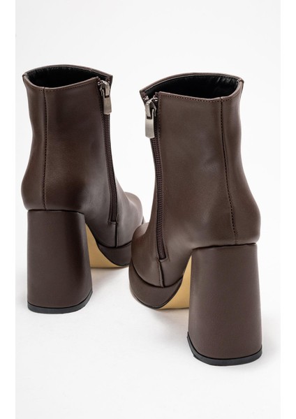 Kadın Platform Taban Bot Kahve Cilt fırsatları