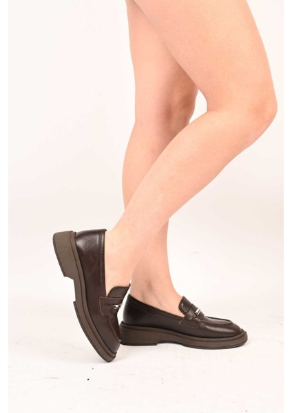 Bağcıksız Tokalı Termo Taban Hakiki Deri Casual 334-1845-28 Kadın Ayakkabı fiyatları