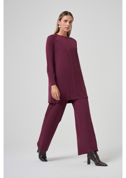 Basic Triko Tunik 907 Bordo fırsatları