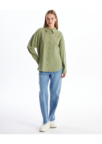 Yeni Sezon Nakışlı Oversize Kadın Gömlek Tunik fiyatları