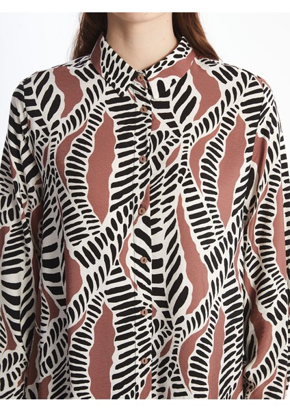 Yeni Sezon Desenli Kadın Gömlek Tunik modelleri