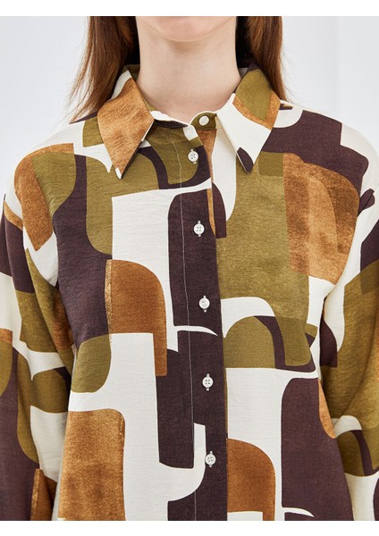 Yeni Sezon Desenli Kadın Gömlek Tunik modelleri