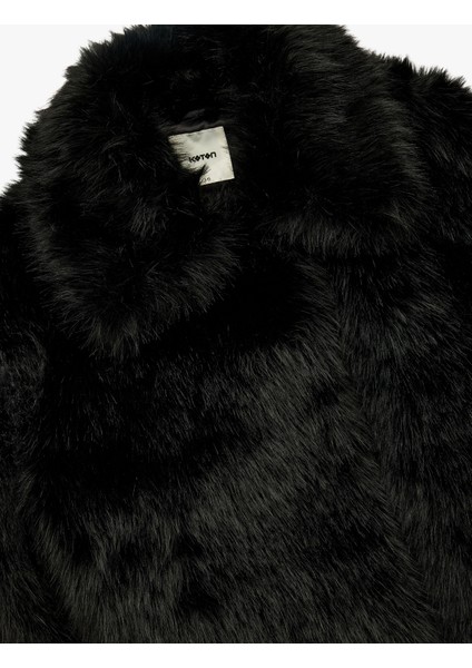 Suni Kürk Mont Uzun Kollu Crop indirimleri