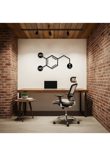 Molekül Sanatı Temalı Ahşap Duvar Tablosu fiyatları