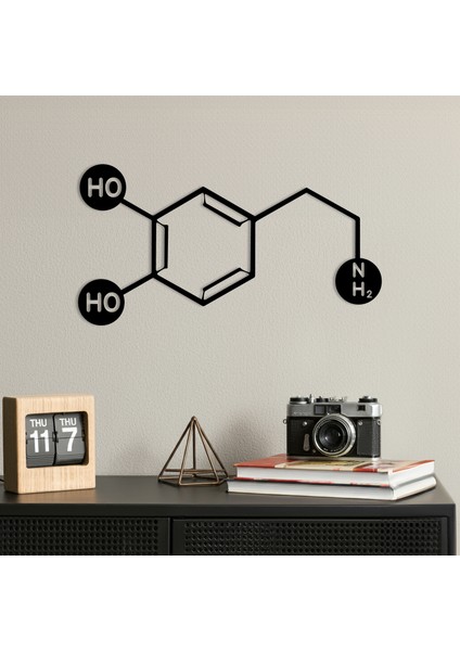 Molekül Sanatı Temalı Ahşap Duvar Tablosu modelleri