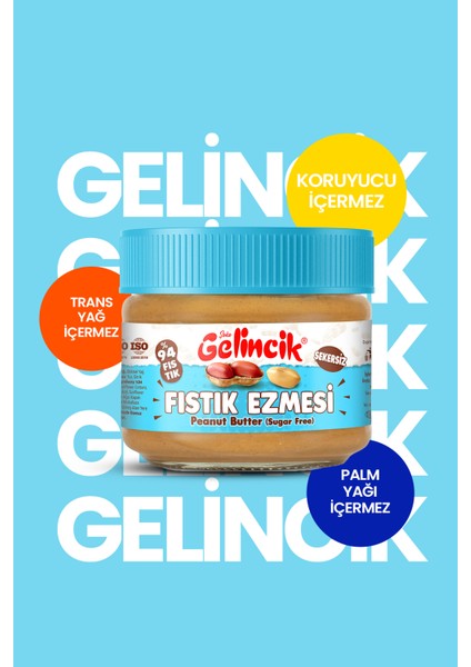 Kahvaltılık Sürülebilir Doğal Katkısız 300GR Özel Üretim Şekersiz Fıstık Ezmesi Krem fiyatları