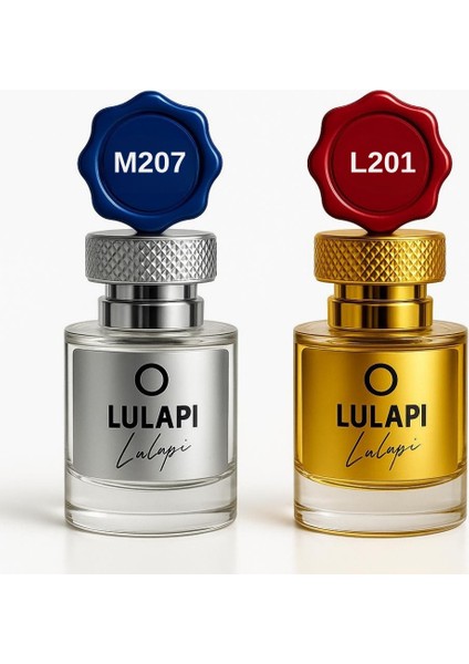 Aşk Paketi L201 & M207 2*50 ml - EDP Kalıcı Kadın & Erkek Parfüm Seti - Hediyelik Özel Seri modelleri