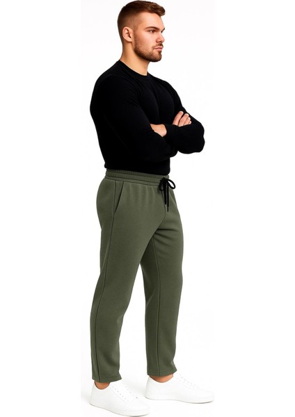 Erkek Haki 3 Iplik Şardonlu Eşofman ALTI-P2019 fiyatları