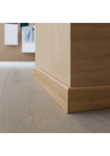 Verıssımo Verissimo Mdf Süpürgelik 1005 Açık Meşe 6 cm - 2,50 Metre