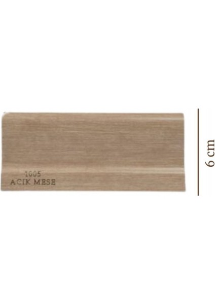 Verıssımo Verissimo Mdf Süpürgelik 1005 Açık Meşe 6 cm - 2,50 Metre modelleri