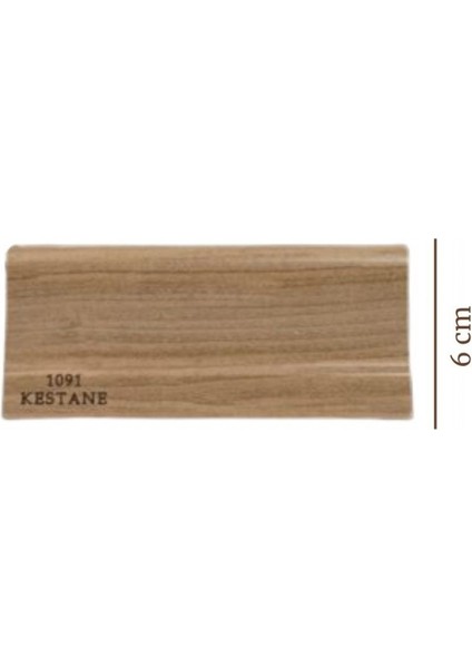 Verıssımo Verissimo Mdf Süpürgelik 1091 Kestane 6 cm - 2,50 Metre fiyatları