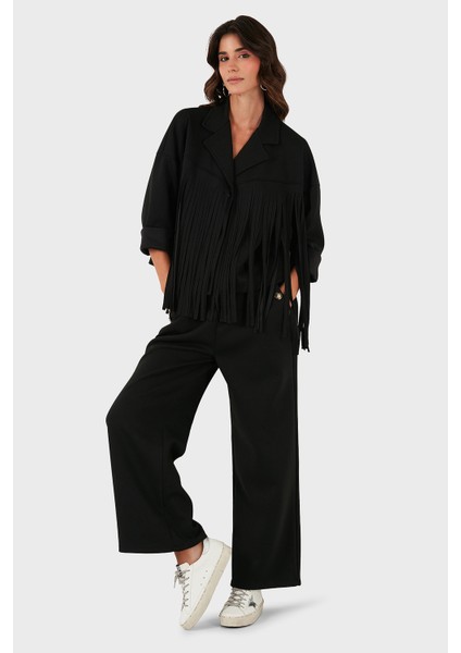 Via Dante Regular Fit Lastikli Bel Geniş Paça Düğme Detaylı Pantolon Bayan Pantolon 6888573 fiyatları