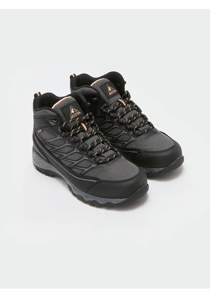 Lcw Steps Siyah Bağcıklı Su Geçirmez Kadın Trekking Bot