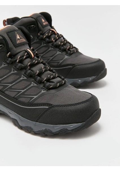 Lcw Steps Siyah Bağcıklı Su Geçirmez Kadın Trekking Bot fiyatları