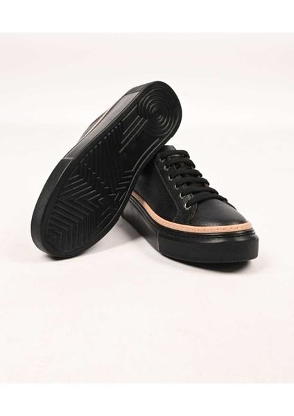 Bağcıklı Poli Taban Hakiki Deri Casual 334-5022-09 Kadın Ayakkabı
