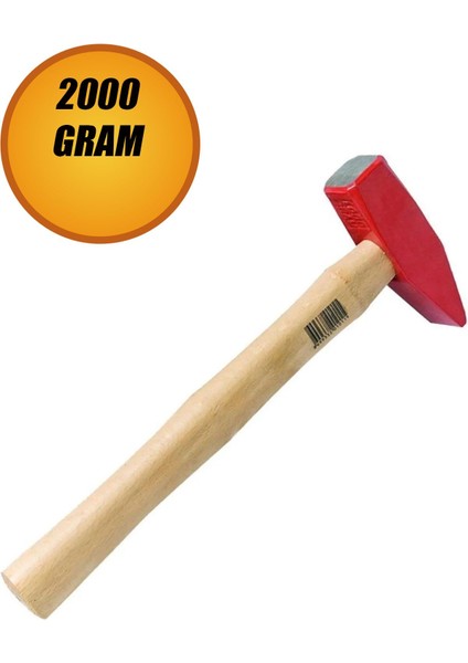 Ahşap Saplı Çekiç 2000 Gram
