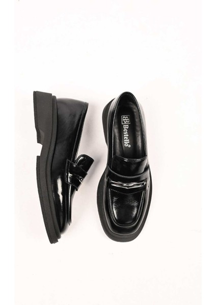 Bağcıksız Tokalı Termo Taban Hakiki Deri Casual 334-1845-28 Kadın Ayakkabı