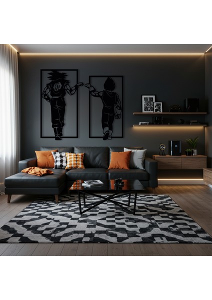 Son Goku ve Vegeta Temalı Ahşap Duvar Tablosu fırsatları