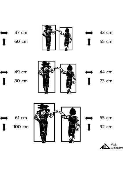 Son Goku ve Vegeta Temalı Ahşap Duvar Tablosu indirimleri
