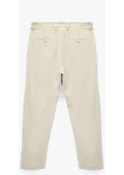 Viskon Karışımlı Cepli Düğmeli Slim Fit Kumaş Pantolon fiyatları