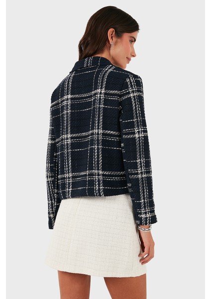 Via Dante Pamuklu Regular Fit Düğmeli Gömlek Yaka Ceket Bayan Ceket 2687551191 modelleri